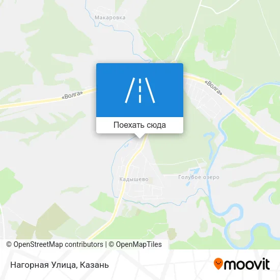 Карта Нагорная Улица