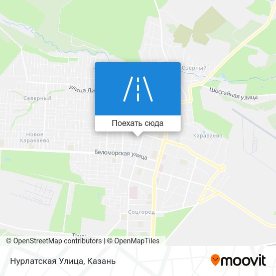 Карта Нурлатская Улица