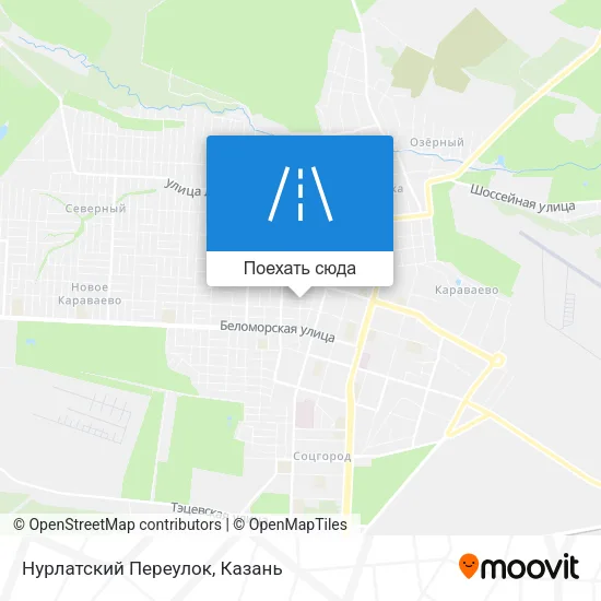 Карта Нурлатский Переулок