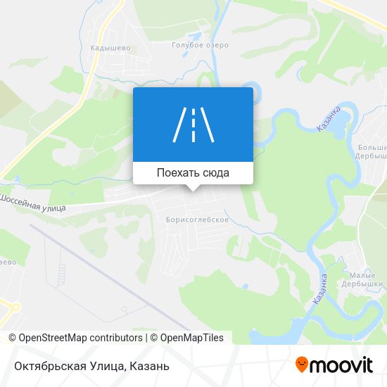 Карта Октябрьская Улица