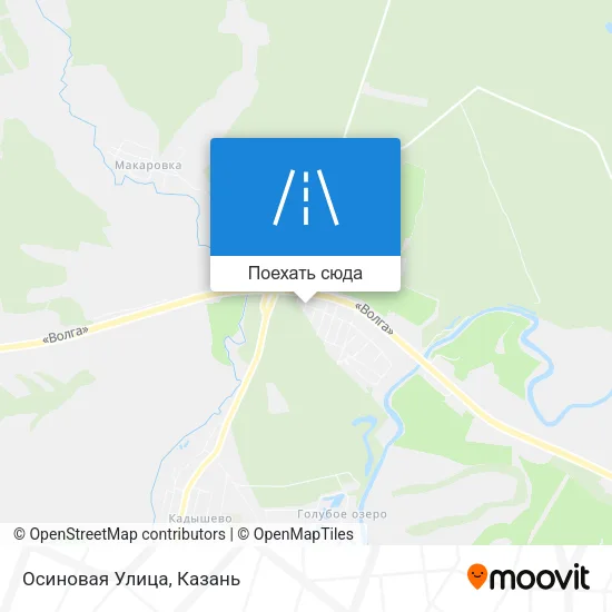 Карта Осиновая Улица