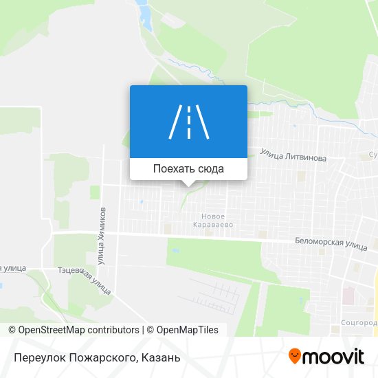 Карта Переулок Пожарского