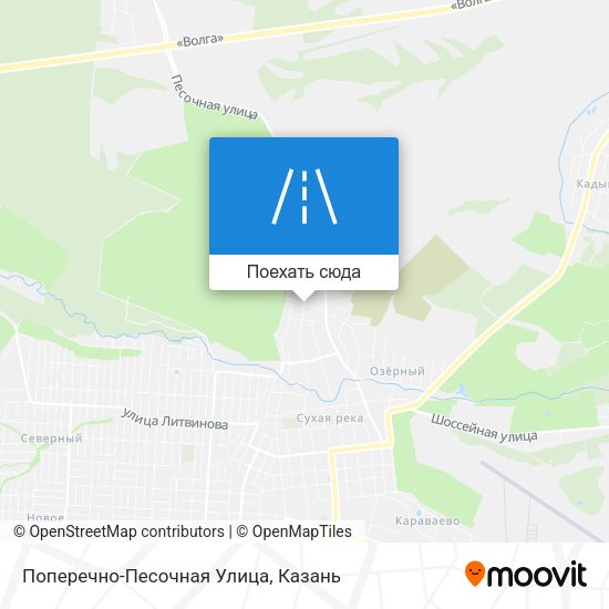 Карта Поперечно-Песочная Улица