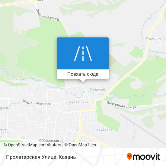 Карта Пролетарская Улица