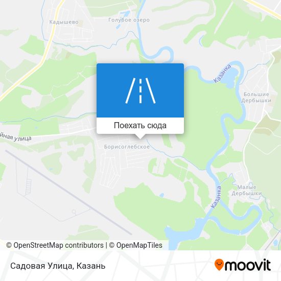 Карта Садовая Улица
