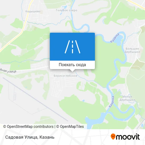 Карта Садовая Улица