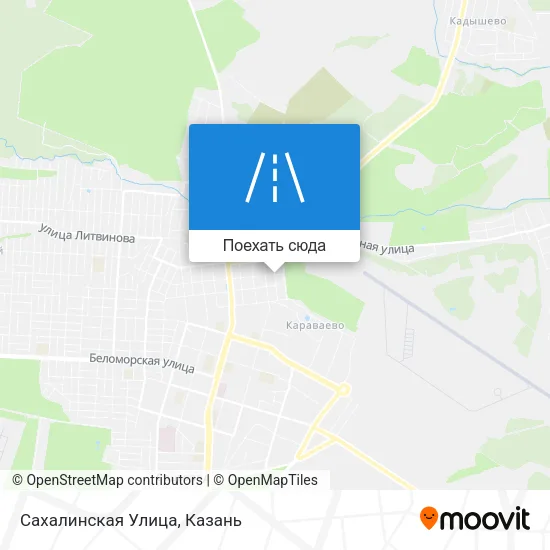 Карта Сахалинская Улица
