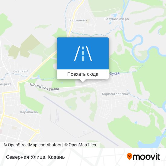Карта Северная Улица