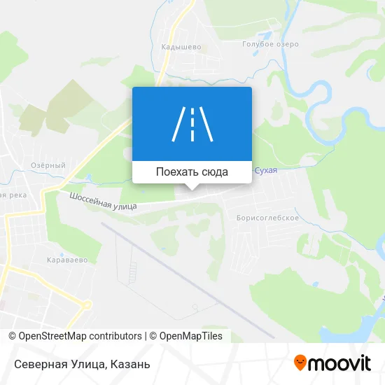 Карта Северная Улица