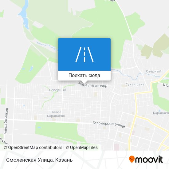 Карта Смоленская Улица