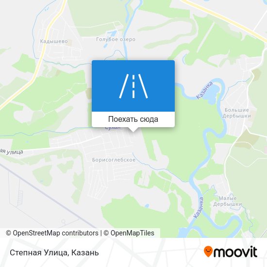 Карта Степная Улица