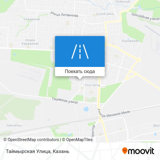 Карта Таймырская Улица