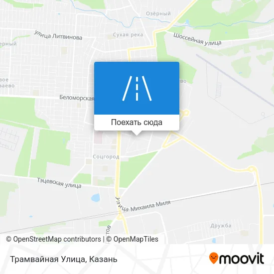 Карта Трамвайная Улица