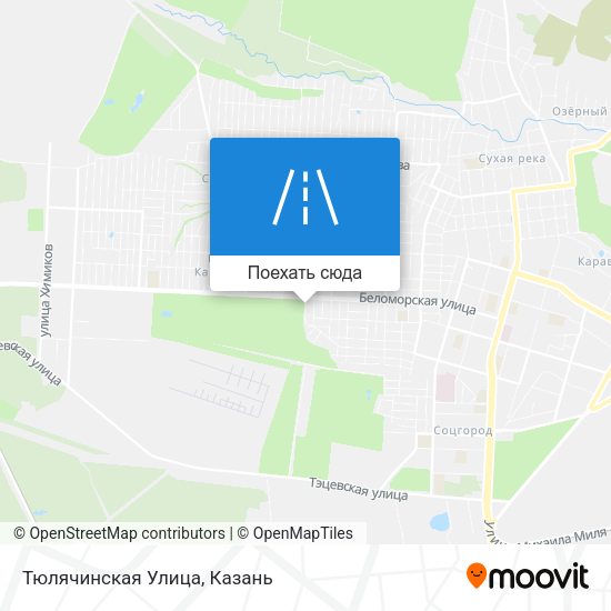 Карта Тюлячинская Улица