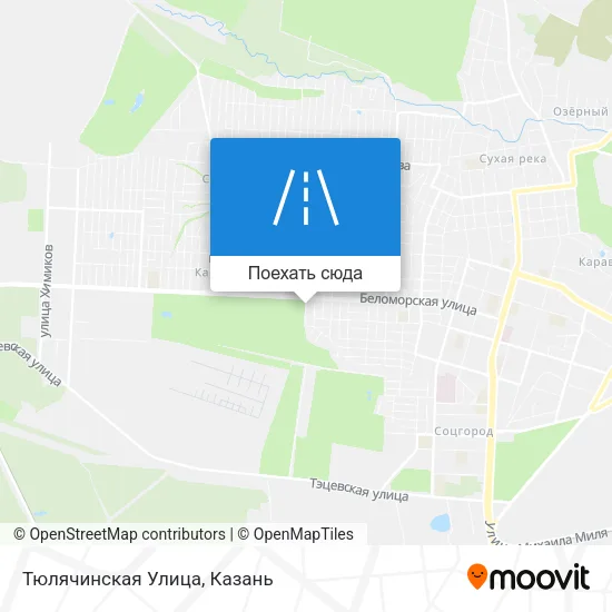 Карта Тюлячинская Улица
