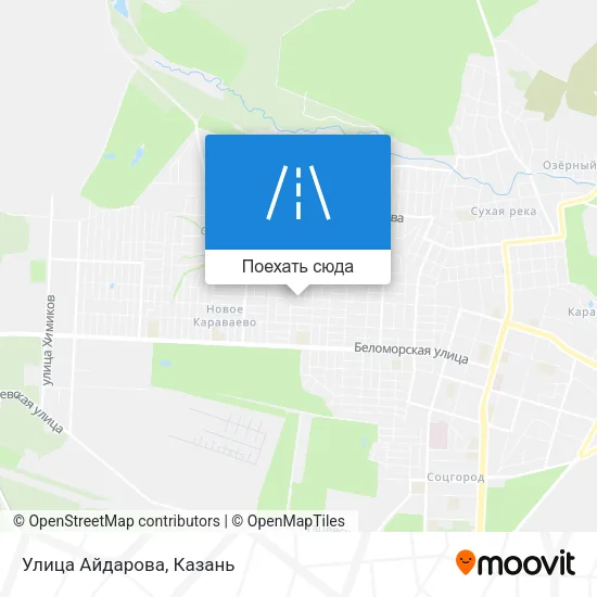 Карта Улица Айдарова