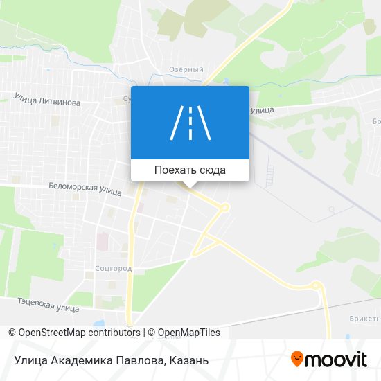 Карта Улица Академика Павлова