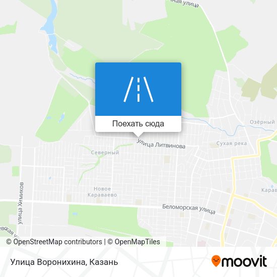 Карта Улица Воронихина