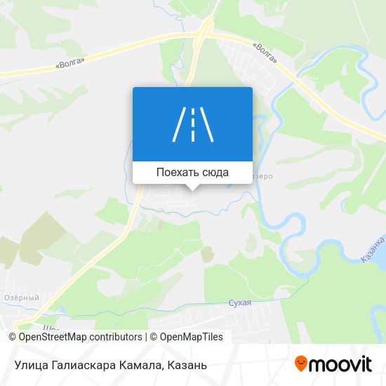 Карта Улица Галиаскара Камала