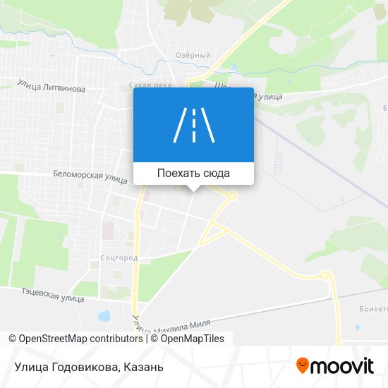 Карта Улица Годовикова