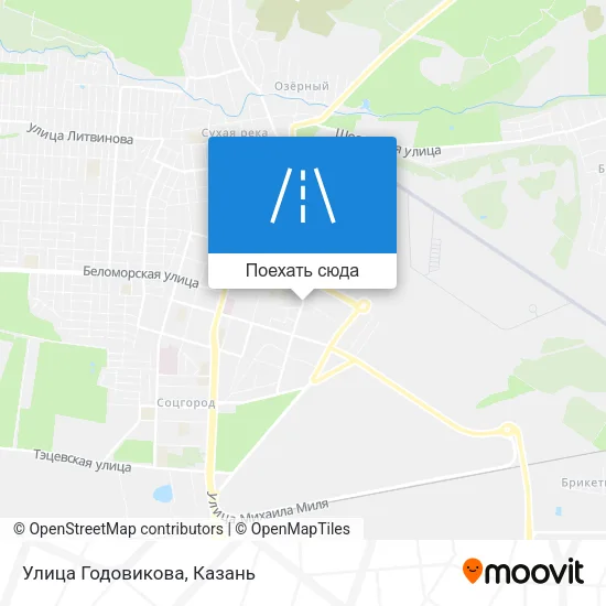 Карта Улица Годовикова