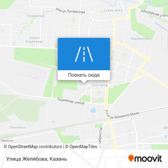 Карта Улица Желябова