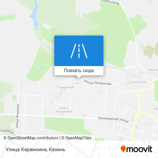 Карта Улица Карамзина
