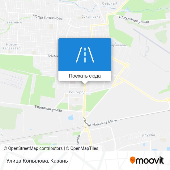 Карта Улица Копылова