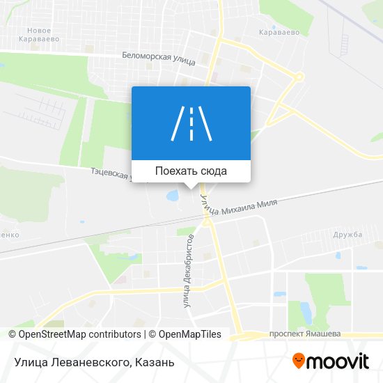 Карта Улица Леваневского