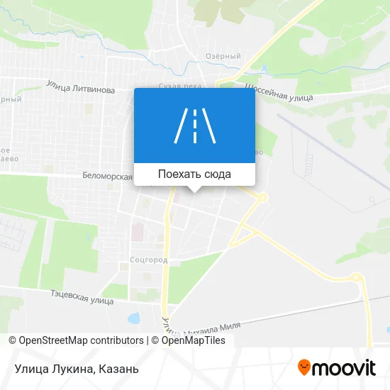 Карта Улица Лукина