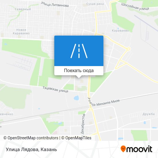 Карта Улица Лядова