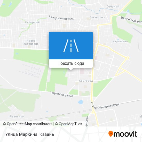 Карта Улица Маркина