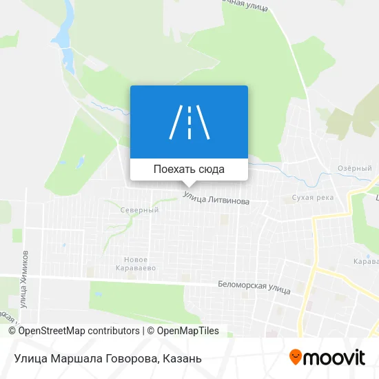 Карта Улица Маршала Говорова