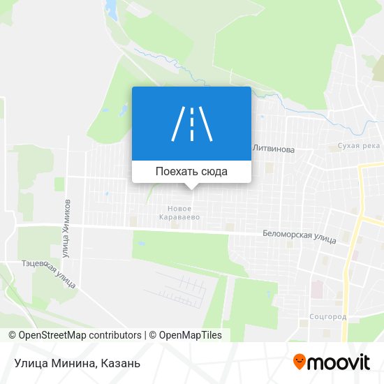 Карта Улица Минина