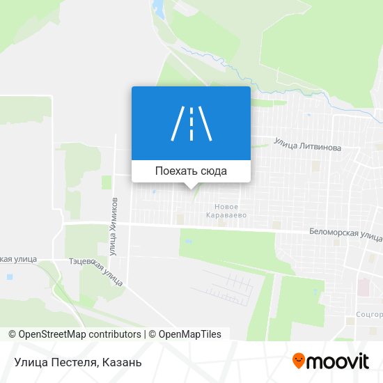 Карта Улица Пестеля