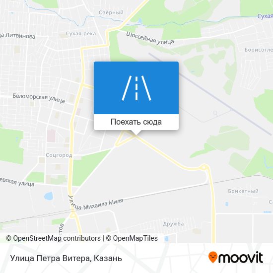 Карта Улица Петра Витера