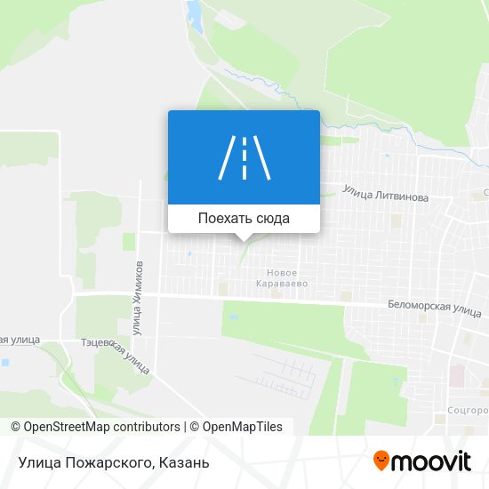 Карта Улица Пожарского