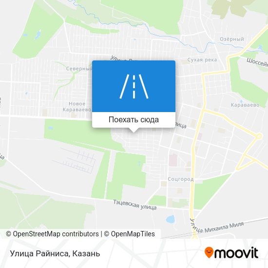 Карта Улица Райниса