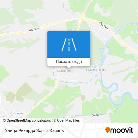 Карта Улица Рихарда Зорге