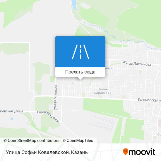 Карта Улица Софьи Ковалевской