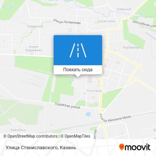 Карта Улица Станиславского