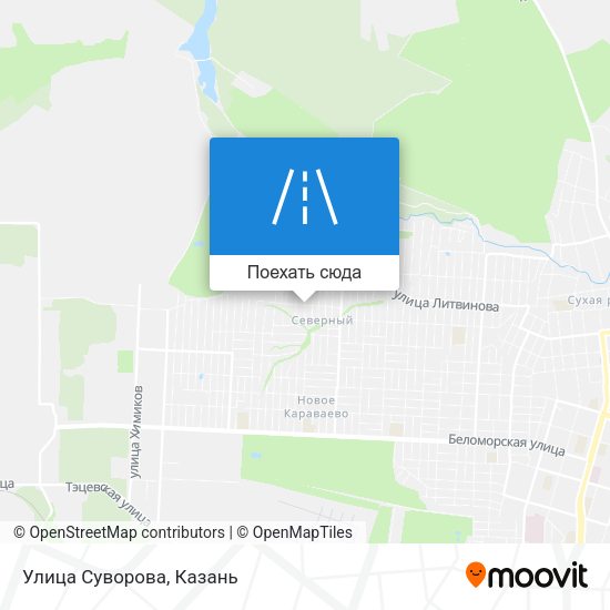 Карта Улица Суворова