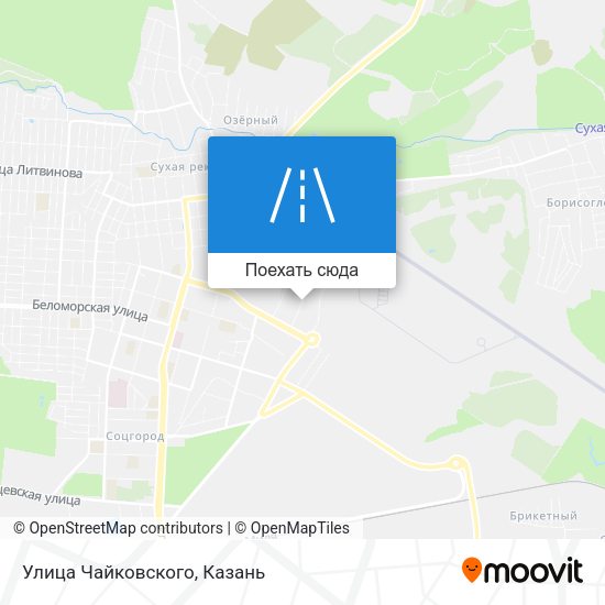 Карта Улица Чайковского