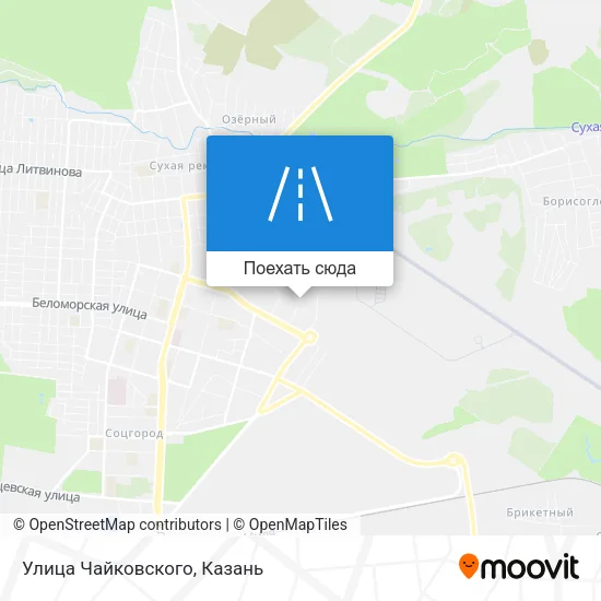 Карта Улица Чайковского