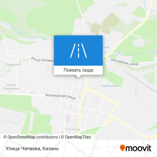 Карта Улица Чапаева