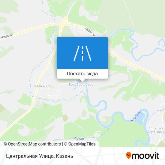 Карта Центральная Улица