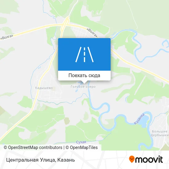 Карта Центральная Улица
