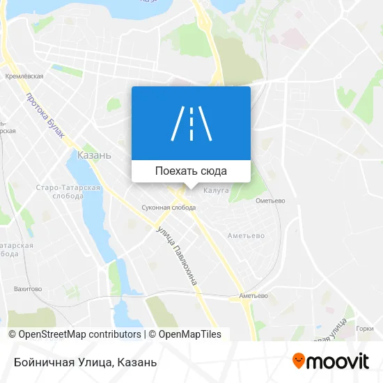 Карта Бойничная Улица
