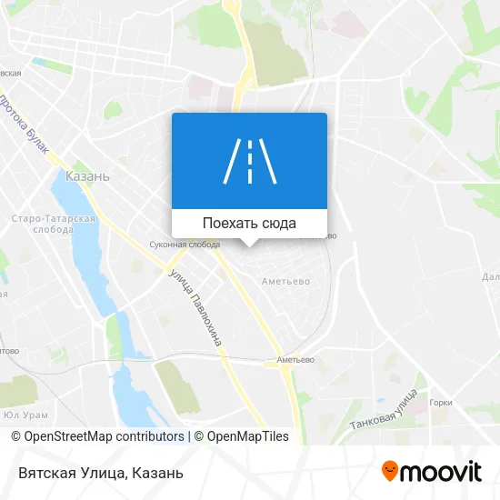 Карта Вятская Улица