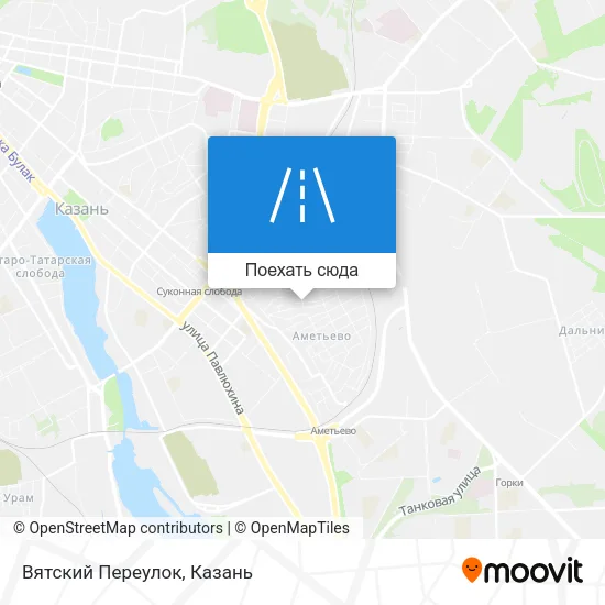 Карта Вятский Переулок